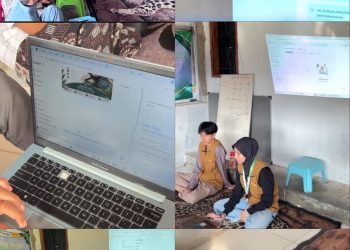 KKN ITERA Bawa AI ke Pesantren, Santri Belajar Bikin Flyer Digital Lebih Cepat