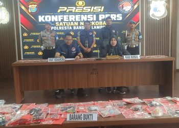 Operasi Antik Krakatau Berakhir, 100 Tersangka Narkoba Diamankan Polisi