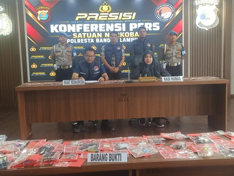 Operasi Antik Krakatau Berakhir, 100 Tersangka Narkoba Diamankan Polisi
