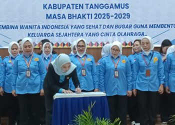 Resmi Dilantik, Afrida Susanti Siap Kembangkan Olahraga Perempuan di Tanggamus