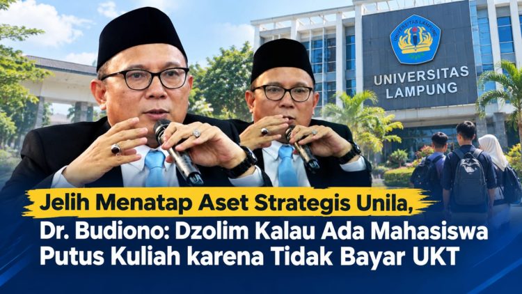 Jelih Menatap Aset Unila, Dr. Budiono: Jangan Sampai Potensi Tanah Hibah Terbuang