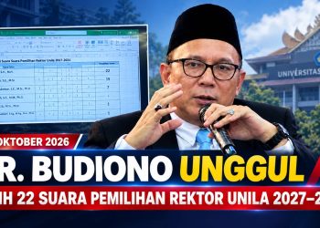 Voting Rektor Unila Tuntas, Dr. Budiono Raih 22 Suara dan Prof. Warsito 15