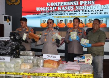Rp300 Juta Menanti, Tiga Orang Bawa 50 Kg Sabu dari Aceh Berakhir di Bakauheni