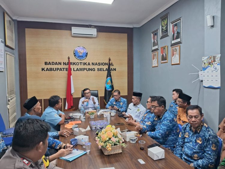 Perkuat P4GN Berbasis Desa, BNNK Lampung Selatan Gelar Rakor Desa Bersinar 2026