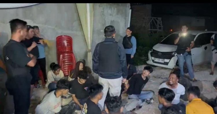 Pesta Ulang Tahun Digelar Dini Hari, Ditresnarkoba Polda Lampung Turun Tangan