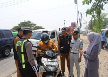 Pemeriksaan Kendaraan di Pringsewu, Pengendara Menunggak Pajak Diimbau Segera Membayar
