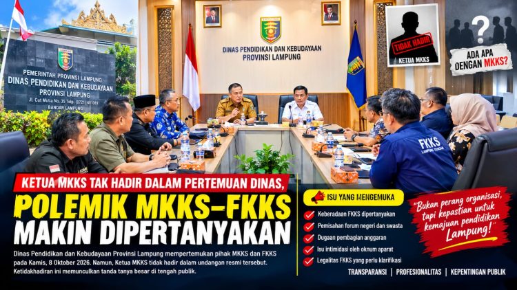 Konflik MKKS–FKKS Jadi Sorotan, Dinas Pendidikan Lampung Buka Ruang Dialog