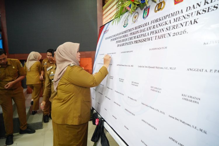 Bupati Pringsewu Ajak Calon Kapekon Bertarung Sehat, Hindari Provokasi dan Politik Uang