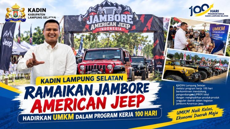 KADIN Lampung Selatan Dorong UMKM Naik Kelas Lewat Jambore American Jeep