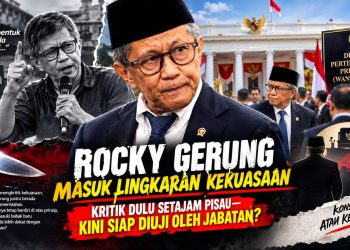 Kritik Rocky Gerung Dulu Mengguncang Penguasa, Kini Prinsipnya Ikut Dipertanyakan