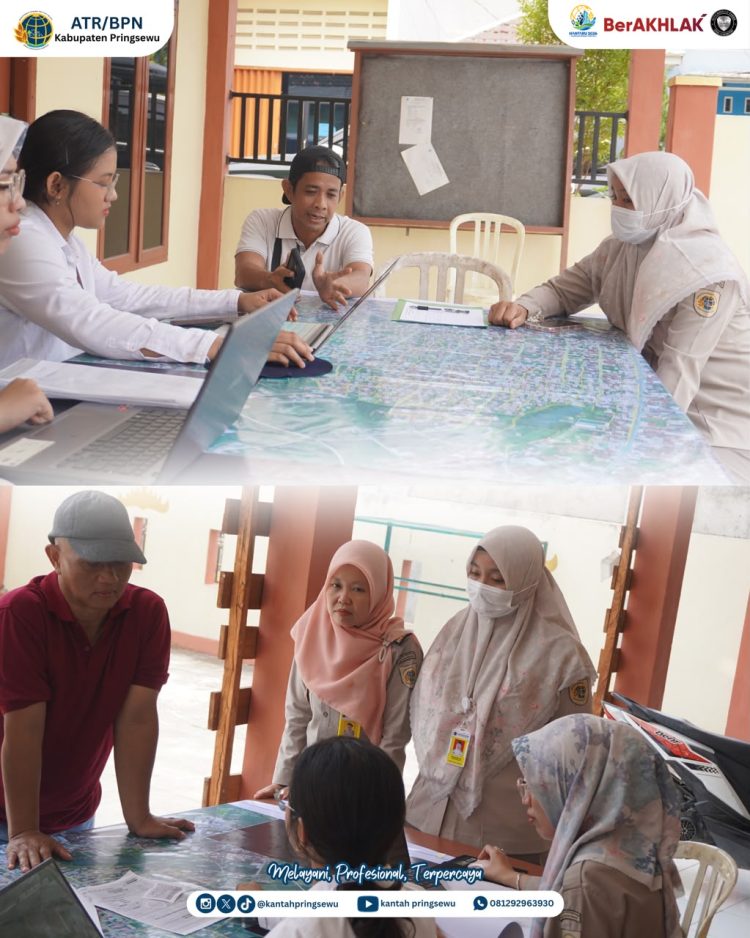 Warga Pringsewu Bisa Manfaatkan Plotting Tanah On The Spot, Ini Jadwal Pelayanannya