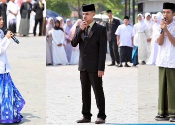 Bupati Lampung Selatan Beri Hadiah Umrah untuk Tiga Santri yang Berani Tampil di Upacara