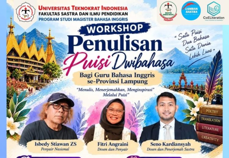 Guru SD hingga SMA di Lampung Diundang Ikuti Workshop Puisi Gratis