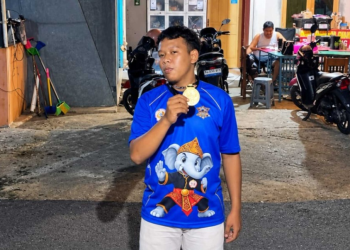 Pendidikan Gratis Tak Halangi Prestasi, Sultoni Murid SMK Samudera Raih Emas