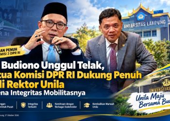 Pilrek Unila Memanas, Dr. Budiono Raih 22 Suara, Warsito 15, Asep Sukohar 7
